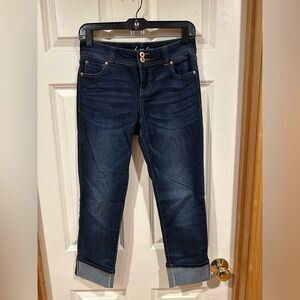 INC International Concepts Straight Leg Regular Fit Crop Jeans, Size 4